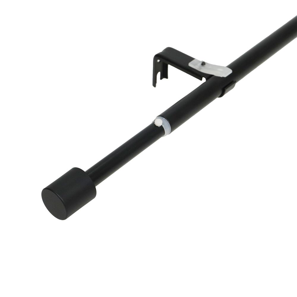 รางเหล็ก ยืดหด HOME LIVING STYLE BLACKS 110-210 ซม. สีดำ