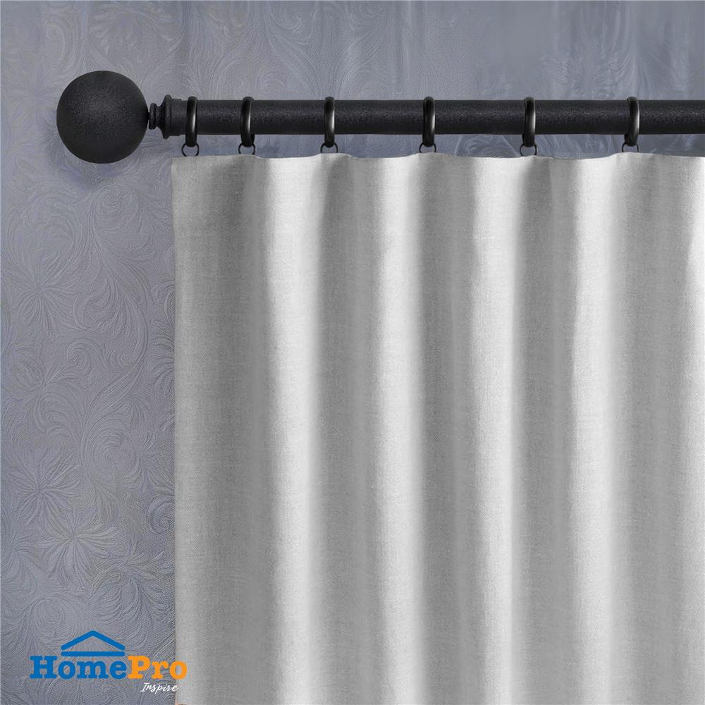 รางเหล็ก ยืดหด HOME LIVING STYLE DARK 110-210 ซม. สีดำ