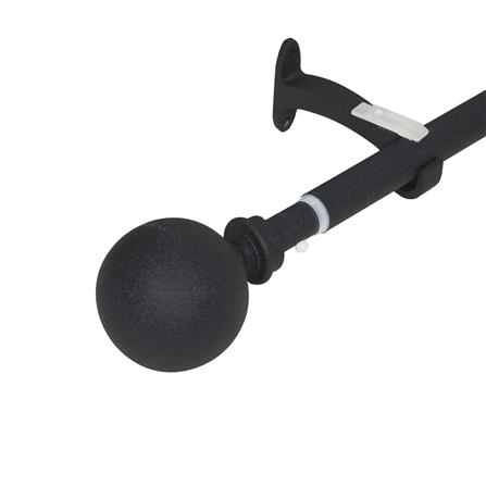 รางเหล็ก ยืดหด HOME LIVING STYLE DARK 110-210 ซม. สีดำ_1