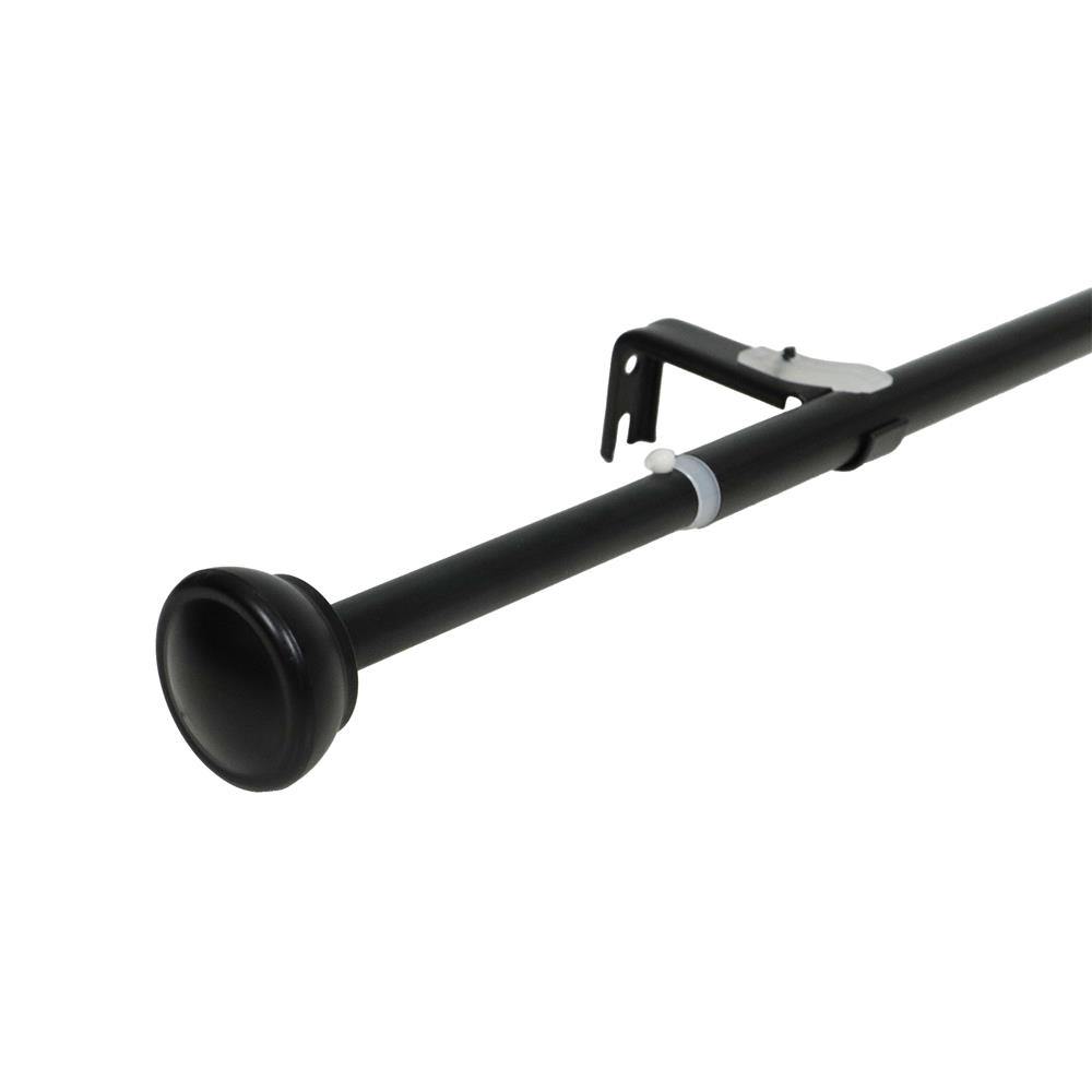 รางเหล็ก ยืดหด HOME LIVING STYLE ENDCAP 110-210 ซม. สีดำ