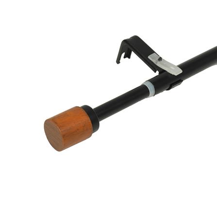 รางเหล็ก ยืดหด HOME LIVING STYLE MATTEH 110-210 ซม. สีดำ_1