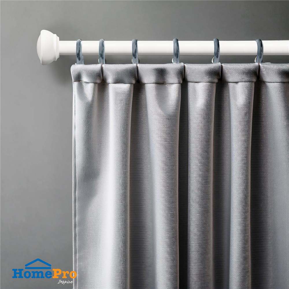 รางเหล็ก ยืดหด HOME LIVING STYLE ENDCAP 110-210 ซม. สีขาว