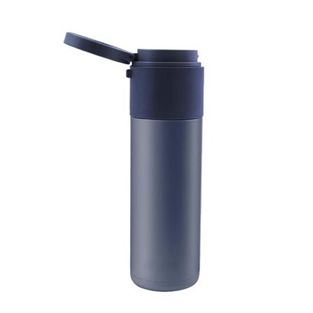 กระติกสุญญากาศ LOCKNLOCK HIDDEN 490 มล. สีน้ำเงิน_1