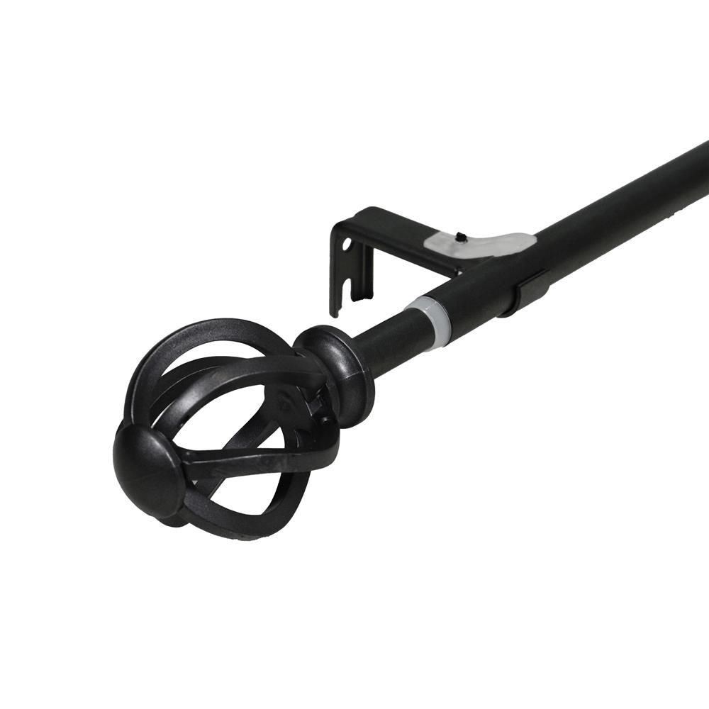 รางเหล็ก ยืดหด HOME LIVING STYLE CORDON 110-210 ซม. สีดำ