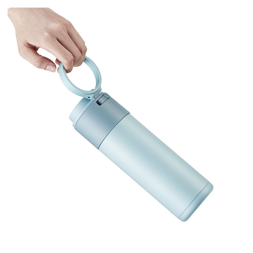 กระติกสุญญากาศ LOCKNLOCK HIDDEN 490 มล. สีฟ้า