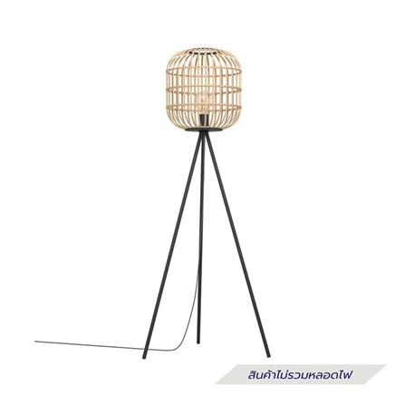 ไฟตั้งพื้น EGLO BORDESLEY 43219 สีน้ำตาล/ดำ 1 หัว_0