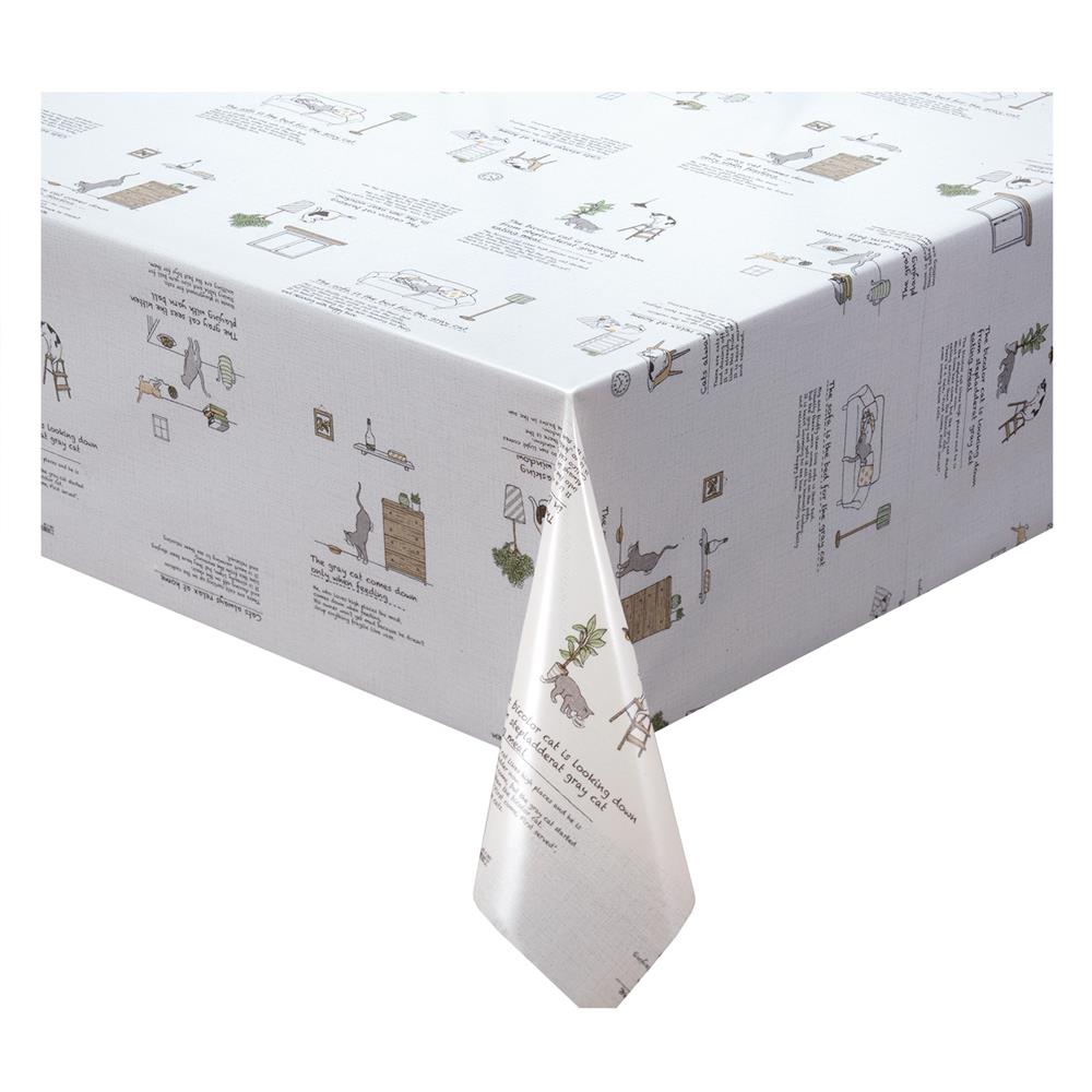 ผ้าปูโต๊ะ PVC กว้าง 120 ซม. MEIWA TEA TIME/ม.