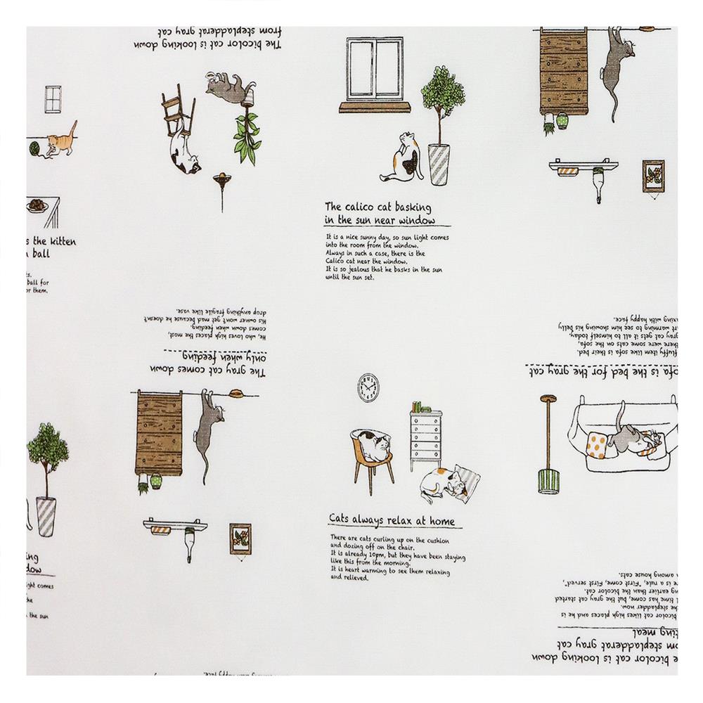 ผ้าปูโต๊ะ PVC กว้าง 120 ซม. MEIWA TEA TIME/ม.