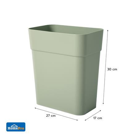 ถังขยะเหลี่ยม ACCO CIRCULAR 10 ลิตร สีเขียว_3