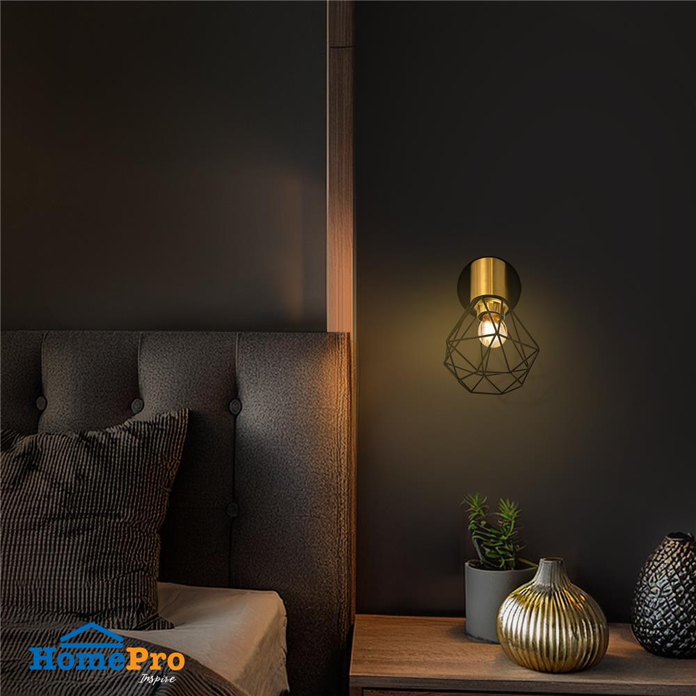 ไฟกิ่งภายใน CARINI W2462026 สีดำ/ทอง 1 หัว