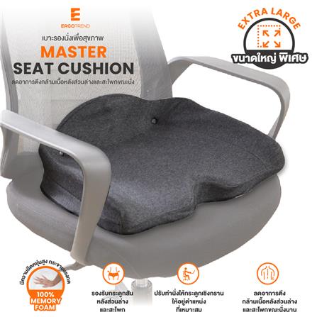 เบาะรองนั่ง ERGOTREND MASTER SEAT 18X13 นิ้ว สีเทา_3
