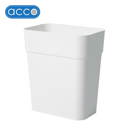 ถังขยะเหลี่ยม ACCO 10 ลิตร สีขาว_0