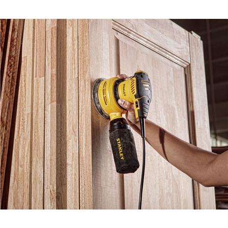 เครื่องขัดกระดาษทราย แบบกลม STANLEY SS30-B1 5 นิ้ว 300 วัตต์_5