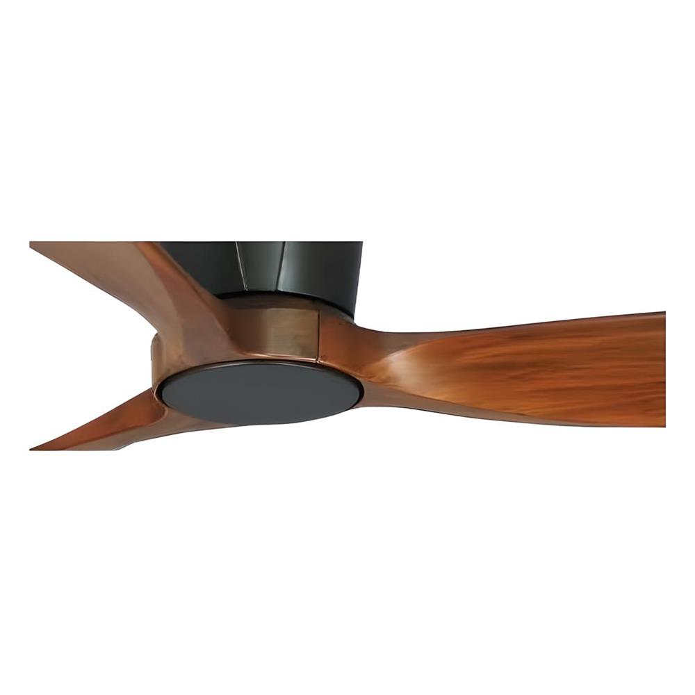 พัดลมไม่มีโคมไฟ MR.KEN 25-01977 52 นิ้ว สีดำ/น้ำตาลเข้ม