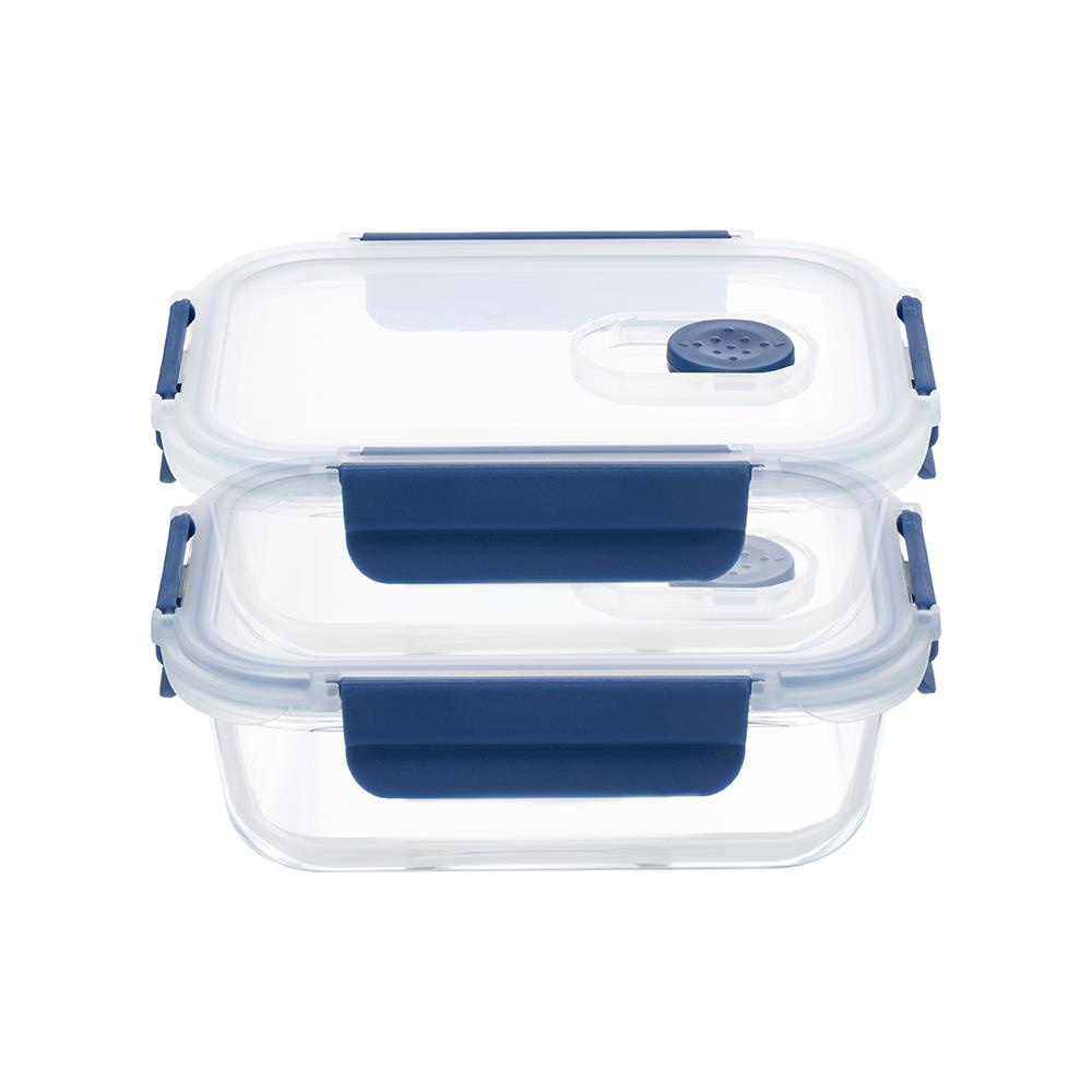 ชุดกล่องแก้วถนอมอาหาร LOCKnLOCK LLG201S02 1520 มล. 2 ชิ้น