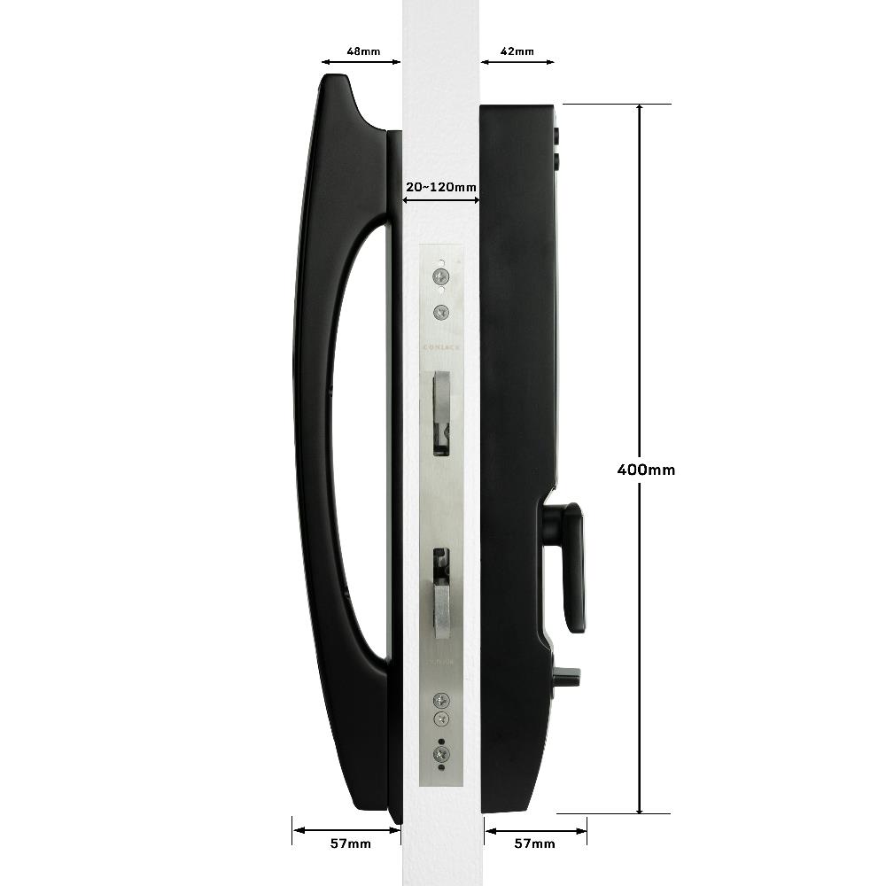 กลอนดิจิตอล CONLOCK CL-X30 PRO สีไทเทเนียม