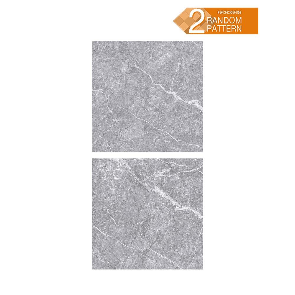 กระเบื้องพื้น 16x16 นิ้ว TARA เอโดม เทาอ่อน PM 0.96 ตร.ม.