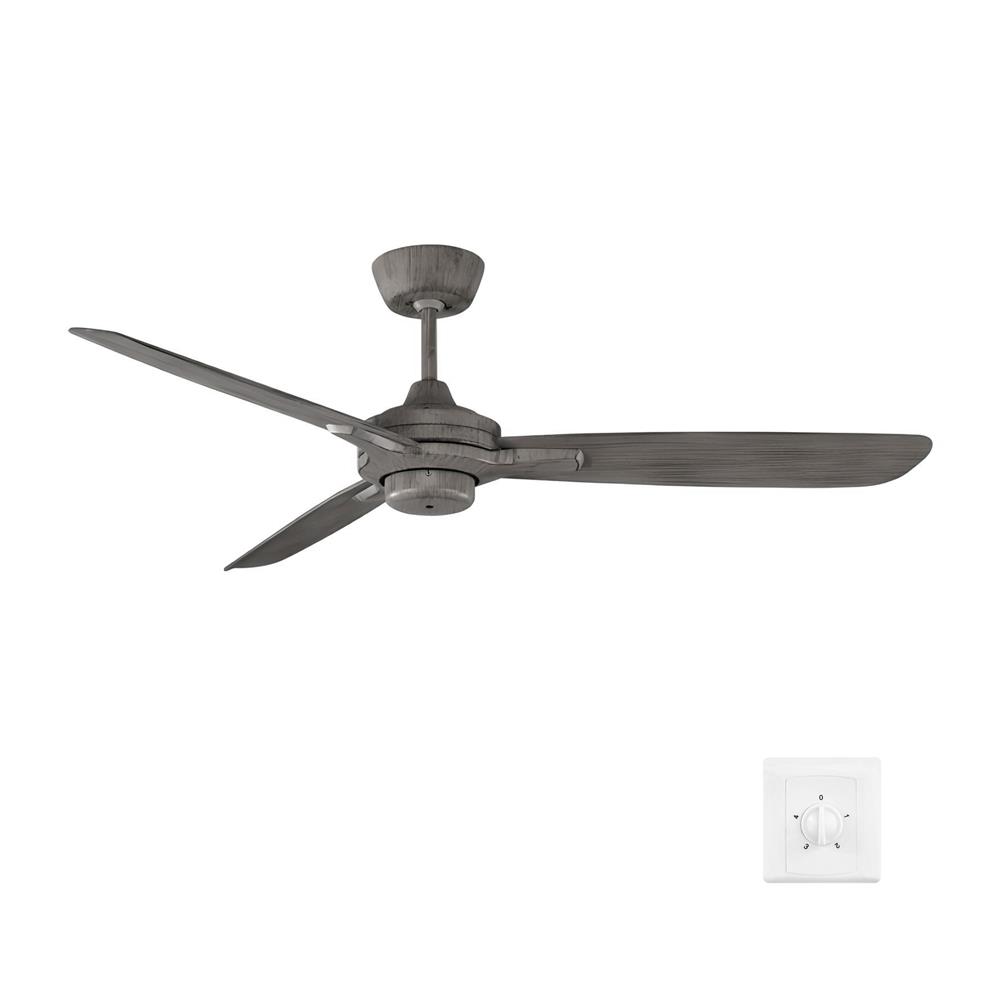 พัดลมไม่มีโคมไฟ MR.KEN 25-01729 52 นิ้ว สีเทา