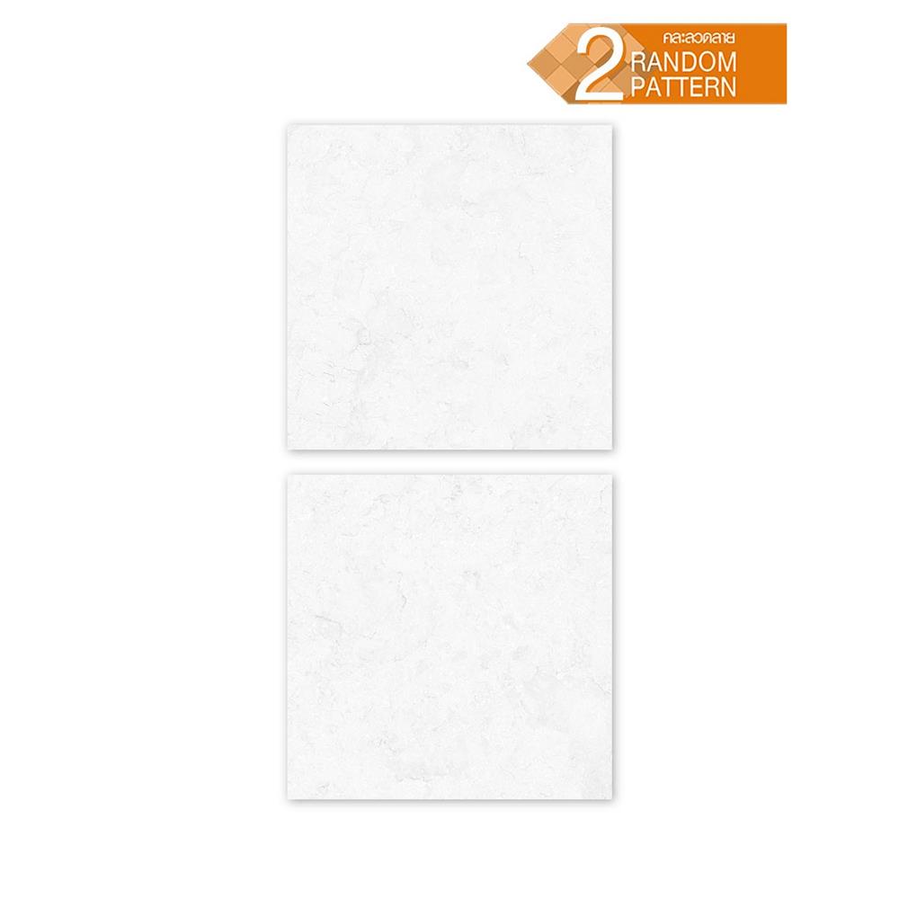 กระเบื้องพื้น 18x18 นิ้ว TARA ซีนาย ขาว PM 1 ตร.ม.