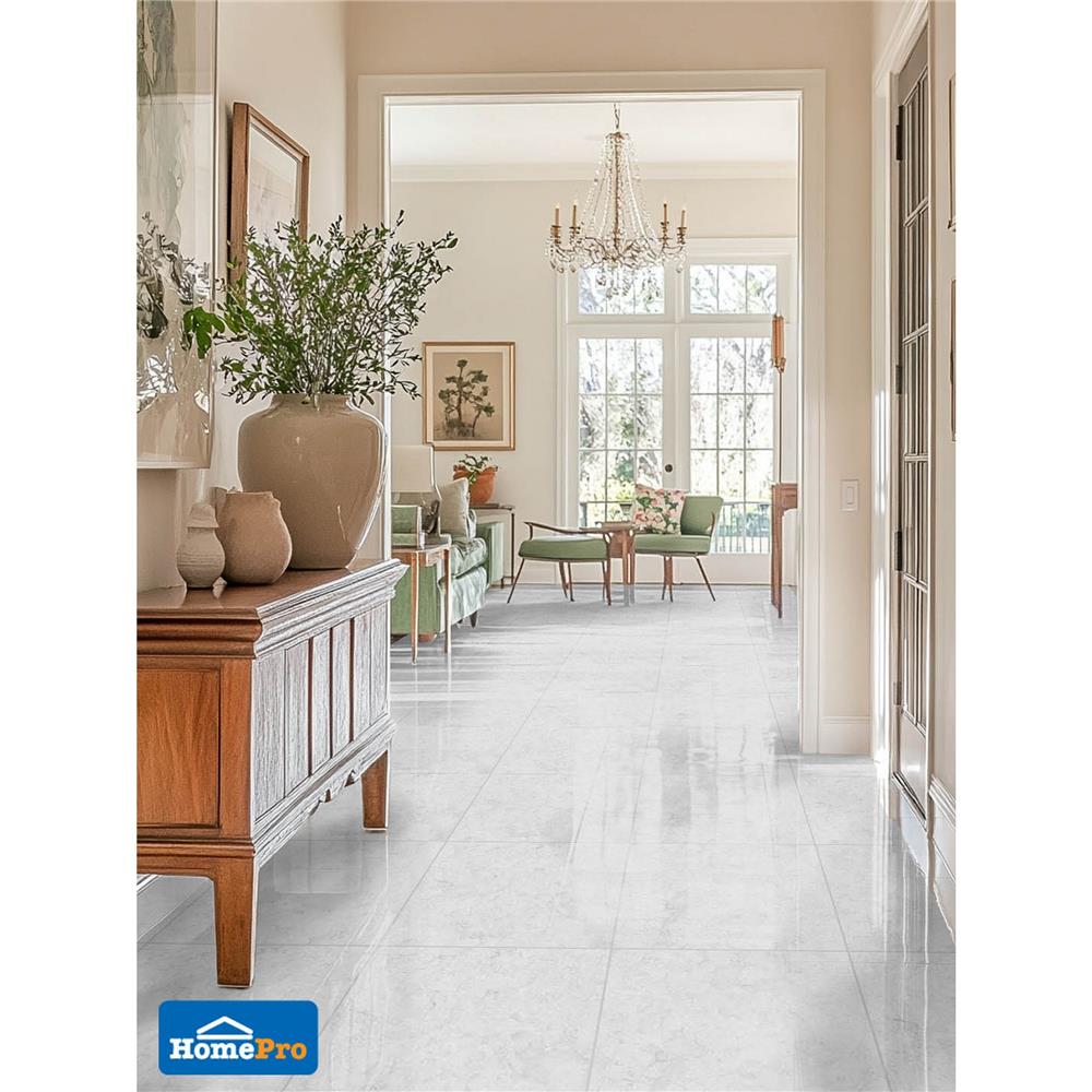 กระเบื้องพื้น 18x18 นิ้ว TARA ซีนาย ขาว PM 1 ตร.ม.