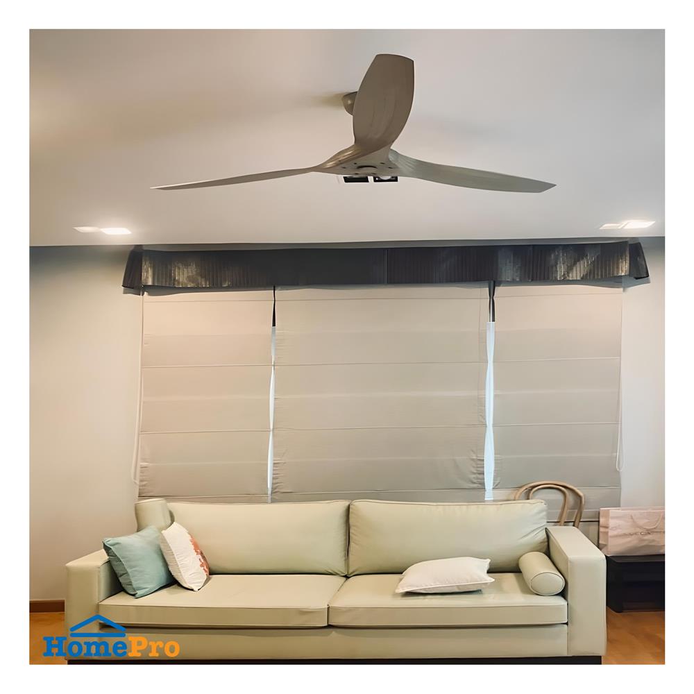 พัดลมไม่มีโคมไฟ MR.KEN 25-01732 60 นิ้ว สีเทา