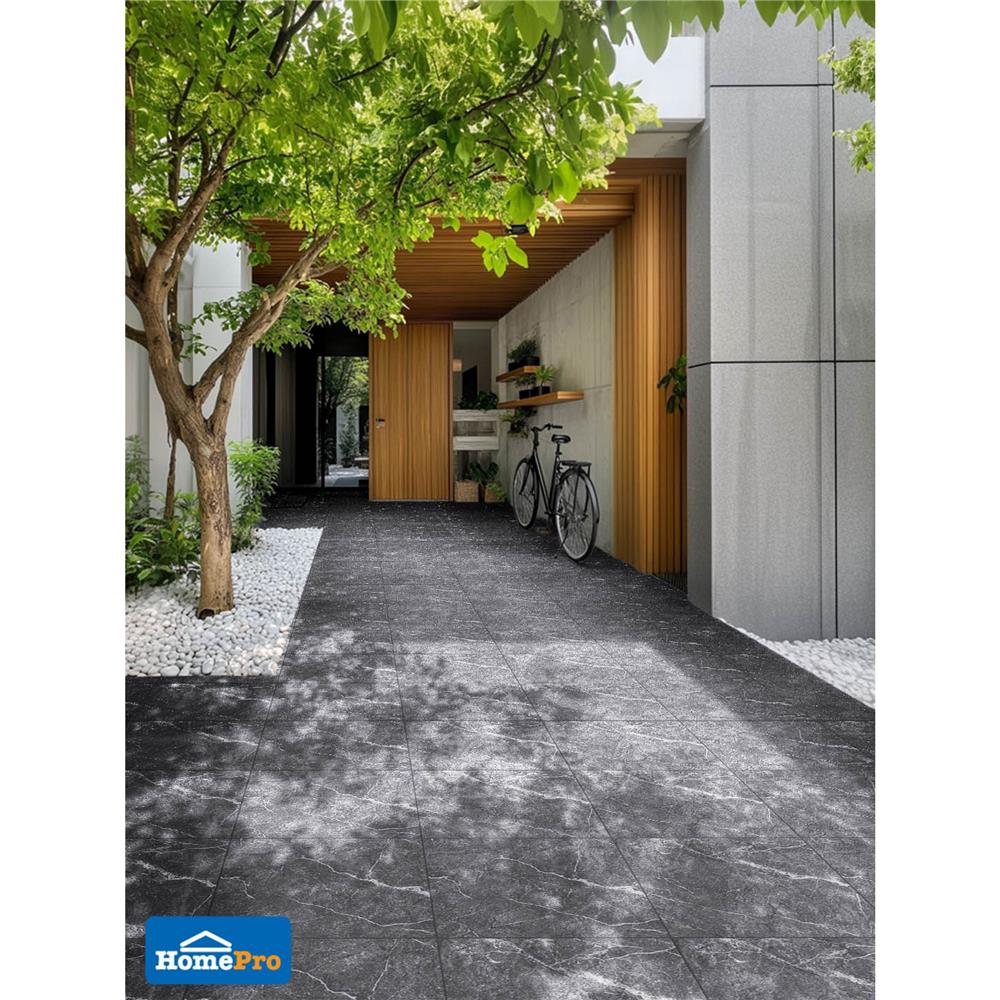 กระเบื้องพื้น 16x16 นิ้ว TARA เอโดม เทา PM 0.96 ตร.ม.