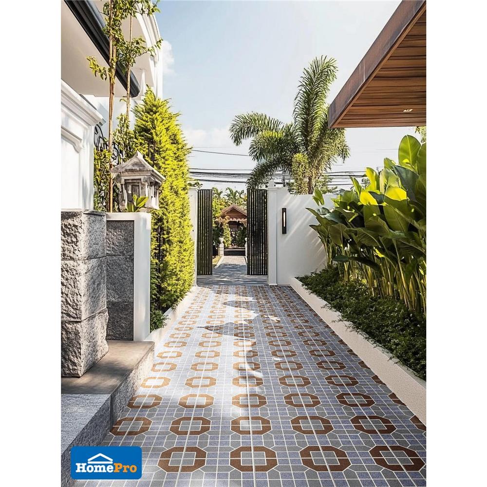 กระเบื้องพื้น 16x16 นิ้ว TARA ฮาการ์ น้ำตาล PM 0.96 ตร.ม.