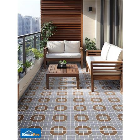 กระเบื้องพื้น 16x16 นิ้ว TARA ฮาการ์ น้ำตาล PM 0.96 ตร.ม._4