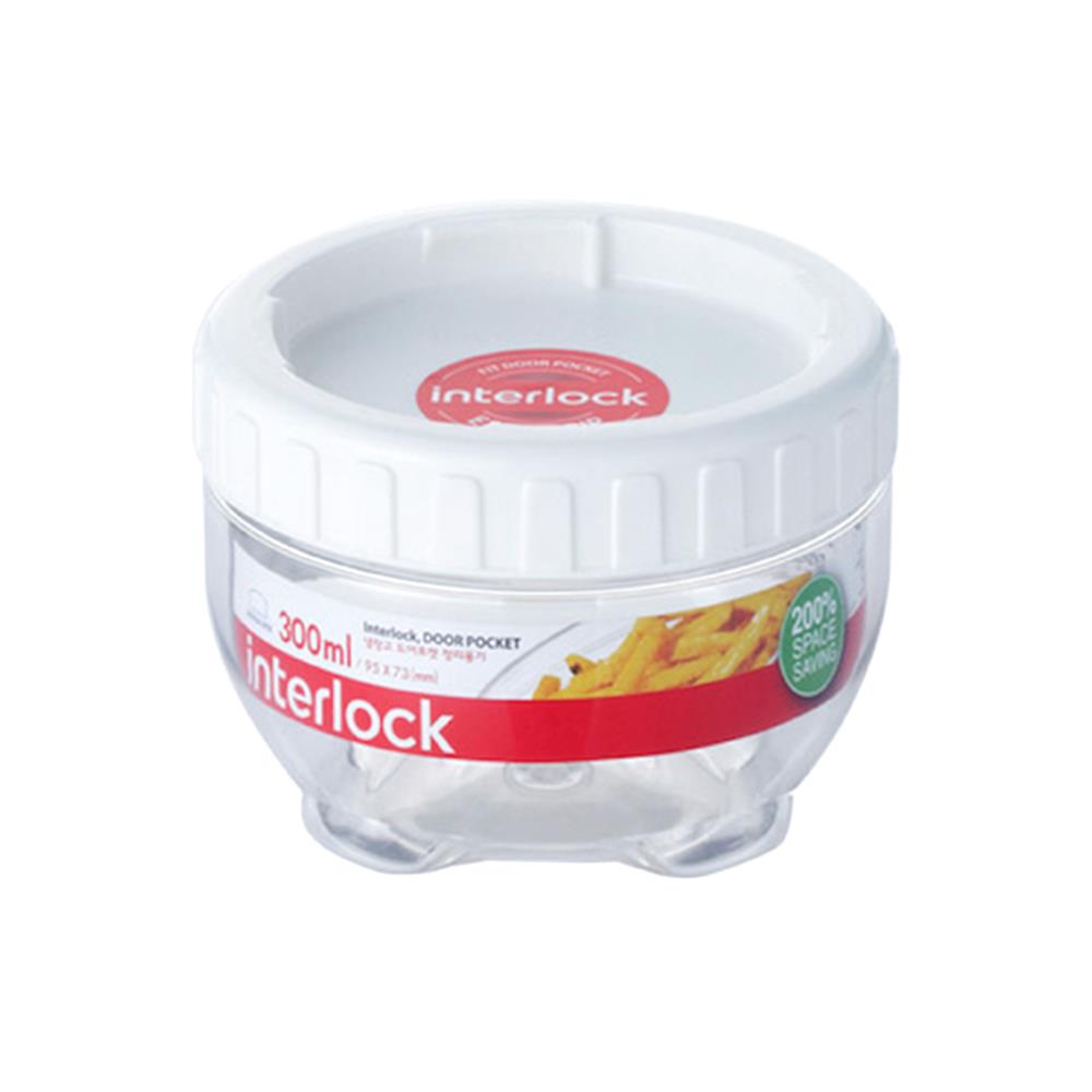 ขวดโหล PET ฝาเกลียว LOCKNLOCK INTERLOCK INL306W 0.3 ลิตร สีขาว/ใส