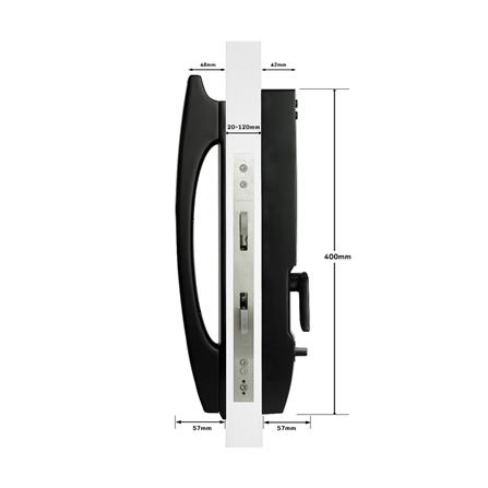 กลอนดิจิตอล CONLOCK CL-X30 สีเทา/ดำ_8