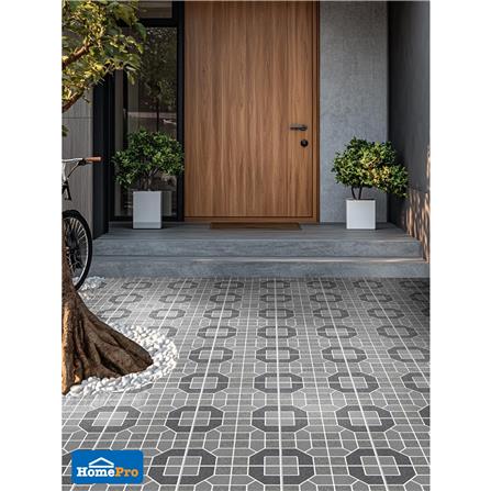 กระเบื้องพื้น 16x16 นิ้ว TARA ฮาการ์ เทา PM 0.96 ตร.ม._4