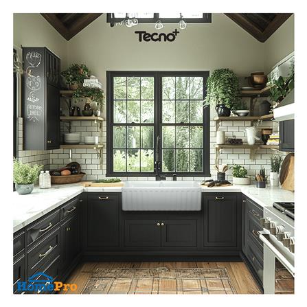 ซิงค์ฝัง 2 หลุม TECNOPLUS TNP 838457 C สีขาว_3