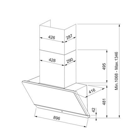 เครื่องดูดควันกระโจม FRANKE FC988NX 90 ซม._1