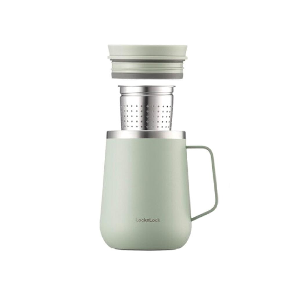 แก้วน้ำสเตนเลส LOCKNLOCK METRO TEA 0.4 ลิตร สีมิ้นต์