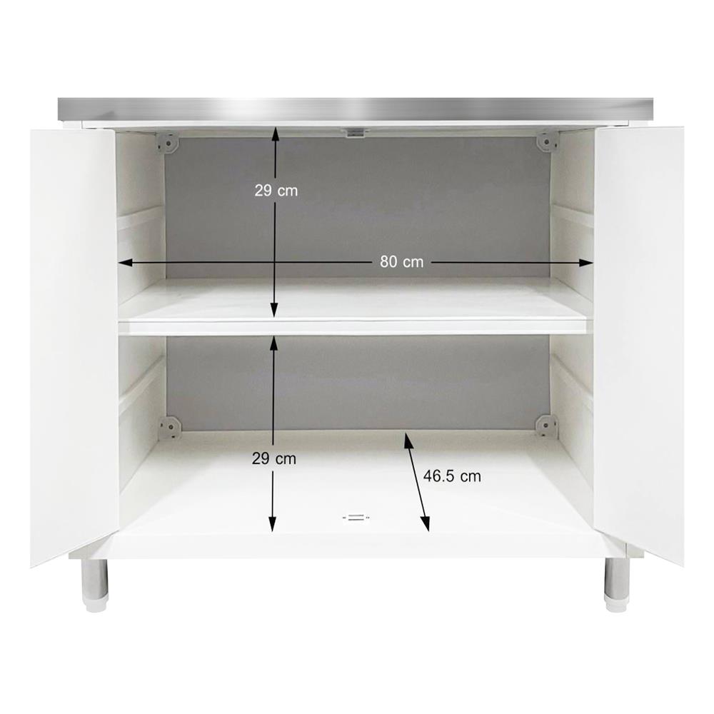 ตู้ตั้งพื้น CABIN HENLEY 89x79 ซม. สีครีม