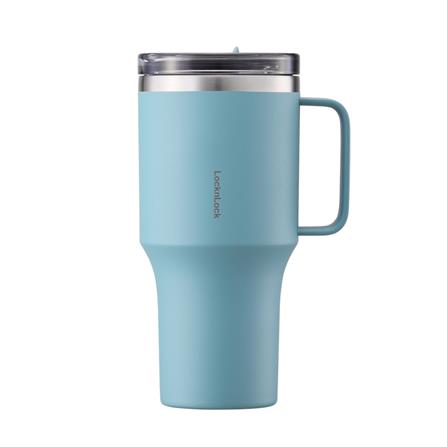 กระติกสุญญากาศ LOCKNLOCK METRO KING 0.82 ลิตร สีฟ้า_0