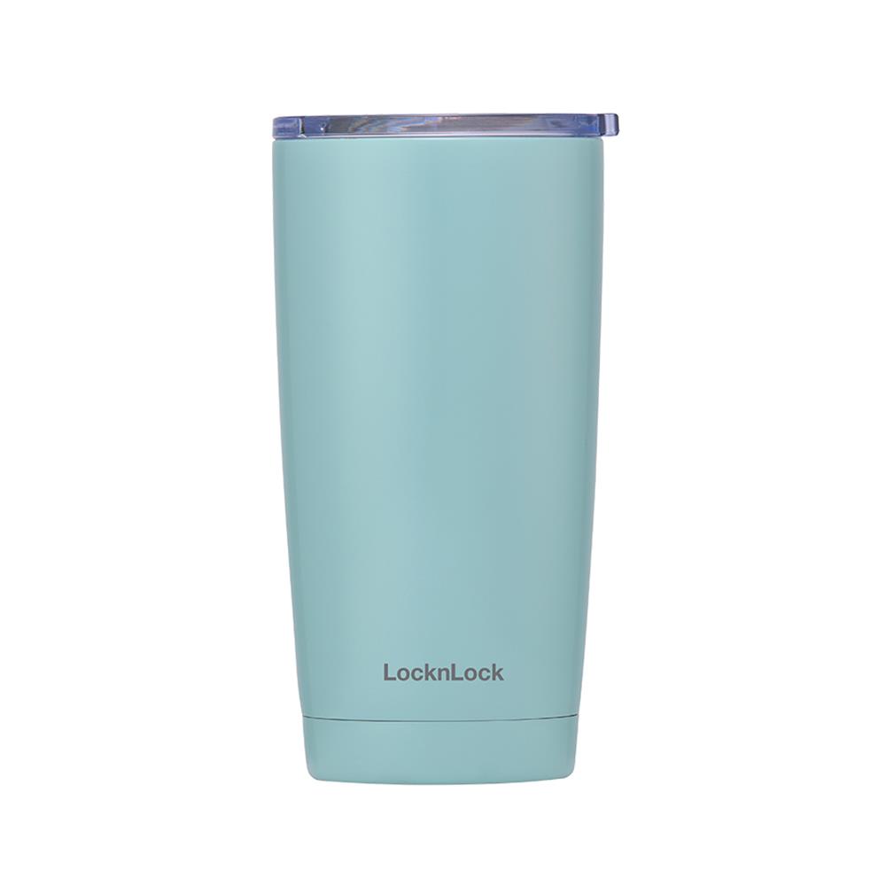 แก้วน้ำสุญญากาศ LOCKNLOCK EASYTABLE 500 มล. สีฟ้า