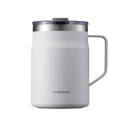กระติกสุญญากาศ LOCKNLOCK METRO MUG 475 มล. สีขาว_0