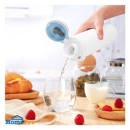 กระติกสุญญากาศ LOCKNLOCK ONETOUCH 430 มล. สีขาว_3