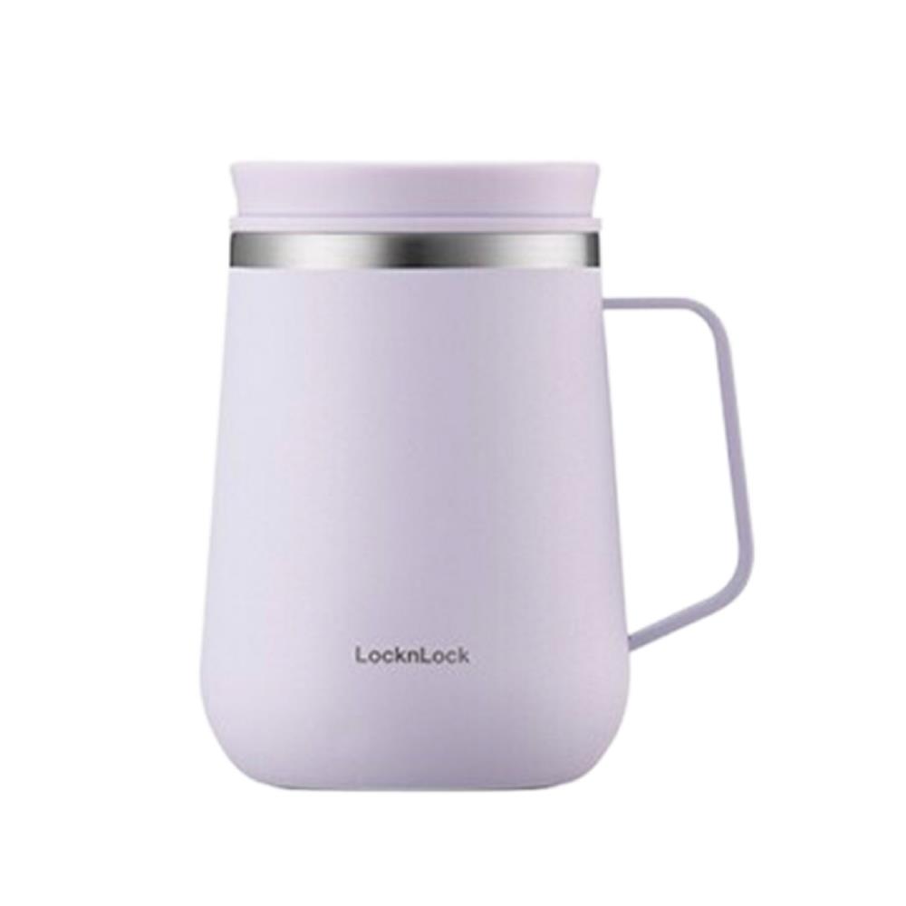 แก้วน้ำสเตนเลส LOCKNLOCK METRO TEA 0.4 ลิตร สีม่วง