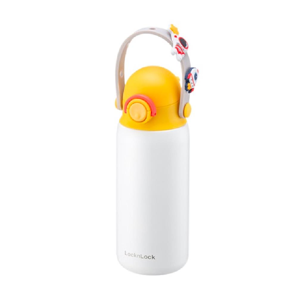 กระติกสุญญากาศ LOCKNLOCK DIY STRAM TUMBLER 350 มล. สีเหลือง