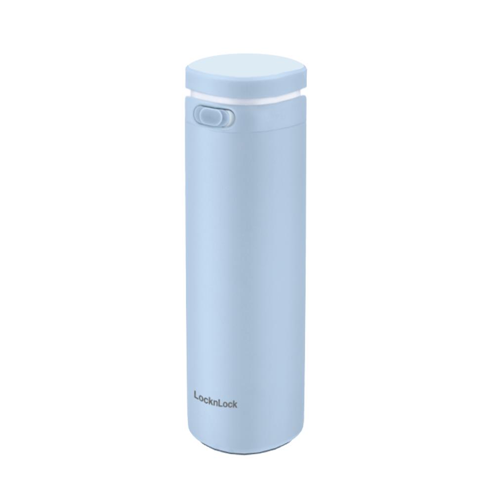 กระติกสุญญากาศ LOCKNLOCK ONETOUCH 430 มล. สีฟ้า
