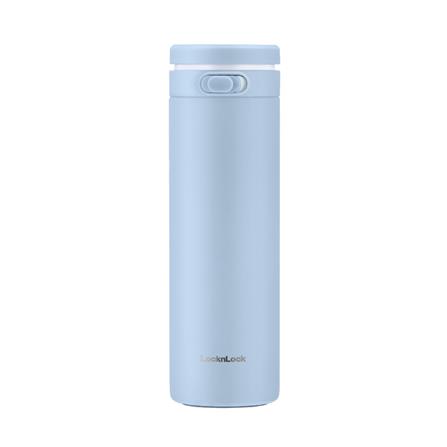 กระติกสุญญากาศ LOCKNLOCK ONETOUCH 430 มล. สีฟ้า_0