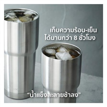 แก้วน้ำสุญญากาศ LOCKNLOCK 470 มล. สีเงิน_2