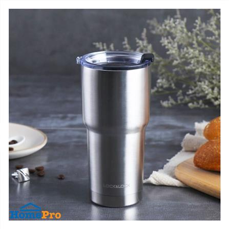 แก้วน้ำสุญญากาศ LOCKNLOCK 470 มล. สีเงิน_1