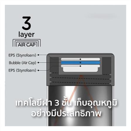 แก้วน้ำสุญญากาศ LOCKNLOCK 470 มล. สีเงิน_4