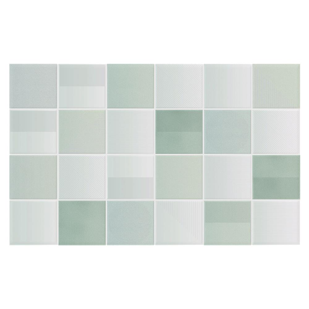 กระเบื้องผนัง 10x16 นิ้ว COTTO มาการอง เขียว PM 1 ตร.ม.