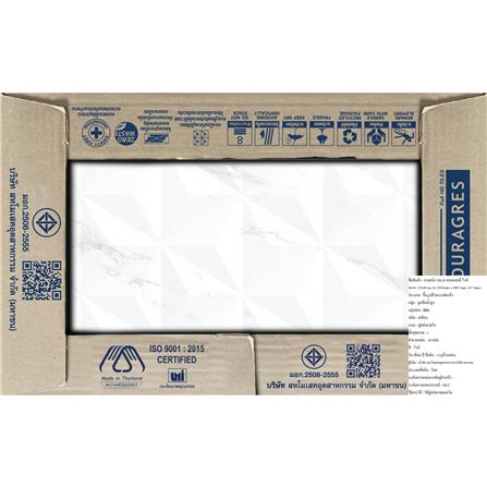 กระเบื้องผนัง 10x16 นิ้ว DURAGRES คอนนอลลี่ ไวท์ A 1 ตร.ม._7