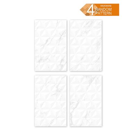 กระเบื้องผนัง 10x16 นิ้ว DURAGRES คอนนอลลี่ ไวท์ A 1 ตร.ม._1