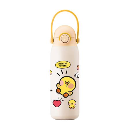 กระติกสุญญากาศ LOCKNLOCK LINE FRIEND 520 มล. สีเหลือง_0